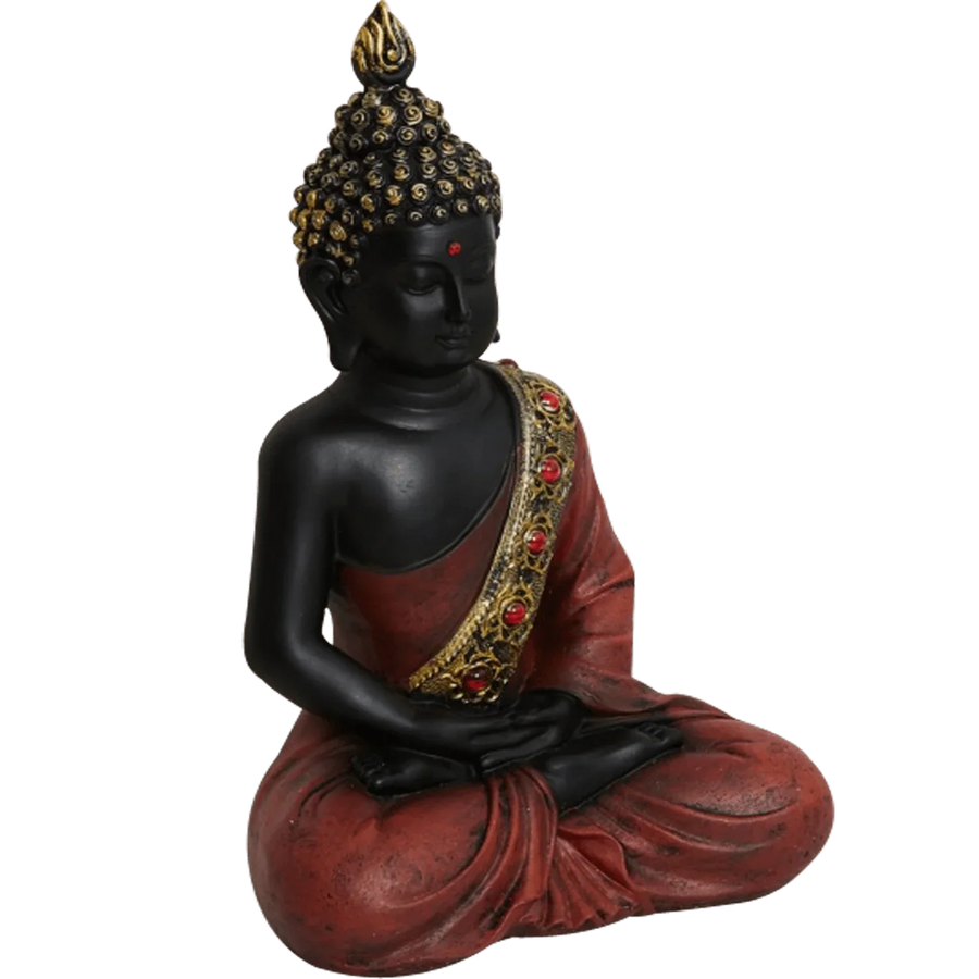 Meditating Buddha Figurine - POLYRESIN by Brahmatells