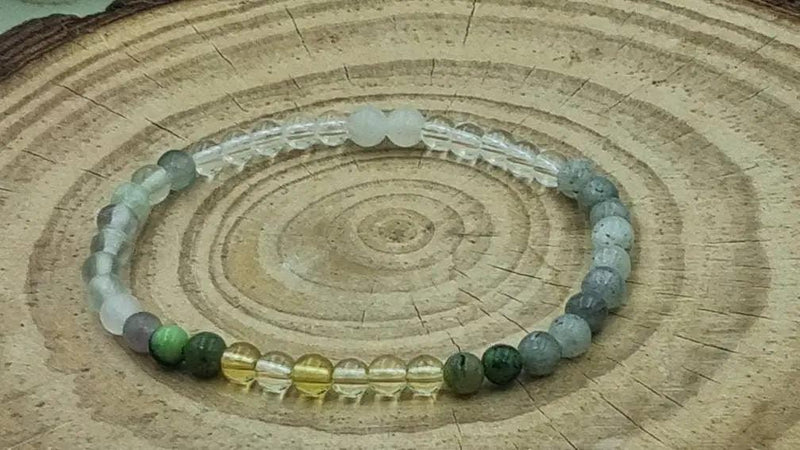 Menopause & PCOS/PCOD Support - Citrine, Moonstone, Fluorite Bracelet | Brahmatells by Brahmatells