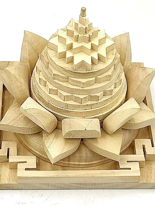 Meru Shriparni Shri Yantra (Wood) by Brahmatells