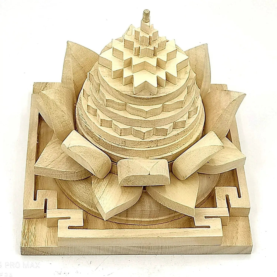 Meru Shriparni Shri Yantra (Wood) by Brahmatells