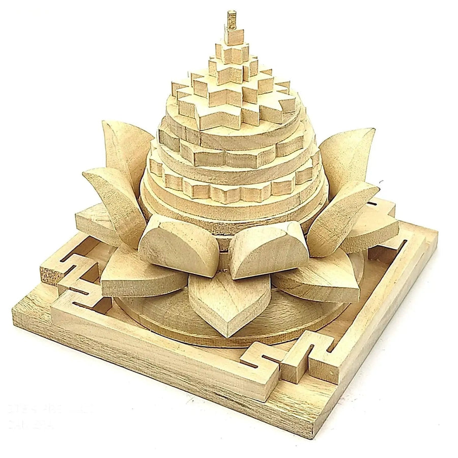 Meru Shriparni Shri Yantra (Wood) by Brahmatells