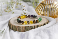 Money Magnet Bracelet | Pyrite, Citrine, Aventurine, Amethyst by Brahmatells