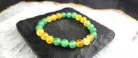 Money Magnet Citrine & Green Aventurine Bracelet | Wealth & Success by Brahmatells