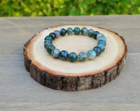 Moss Agate Bracelet | Abundance & Connection to Nature by Brahmatells