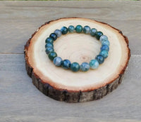 Moss Agate Bracelet | Abundance & Connection to Nature by Brahmatells