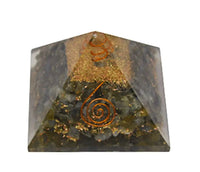 Moss Agate Crystal Pyramid for Reiki Healing, Metaphysical Healing and Protection by Brahmatells
