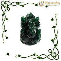Moss Agate Ganesha Idol for Prosperity & Harmony | Brahmatells by Brahmatells