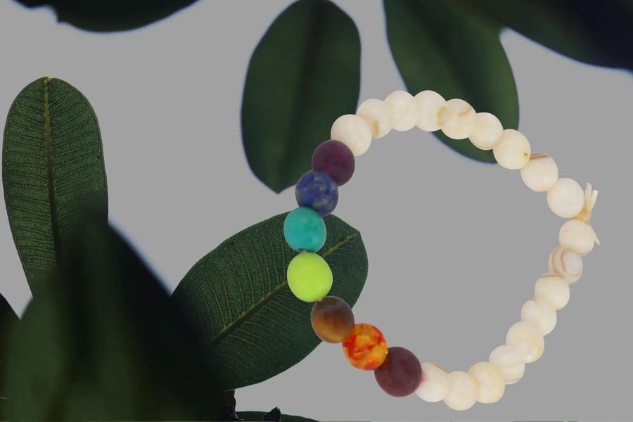Mother of Pearl Calming Bracelet | Brahmatells by Brahmatells