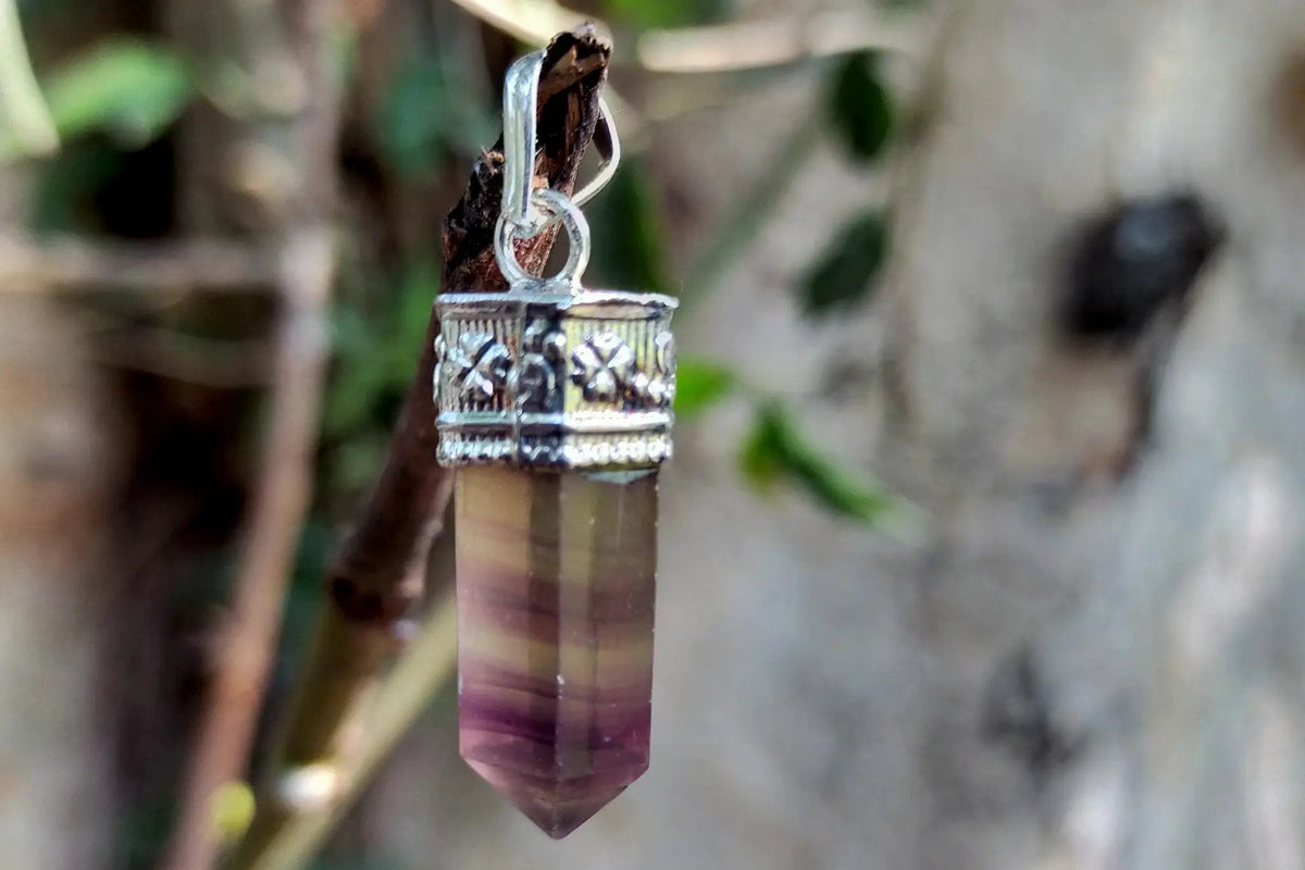 Multi Fluorite Pendant - Clarity & Harmony | Brahmatells by Brahmatells
