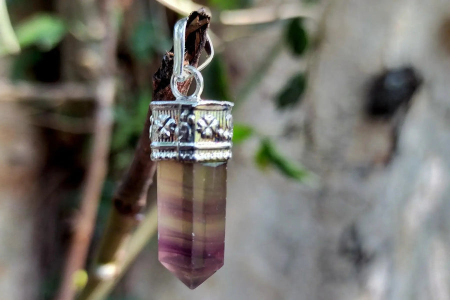 Multi Fluorite Pendant - Clarity & Harmony | Brahmatells by Brahmatells