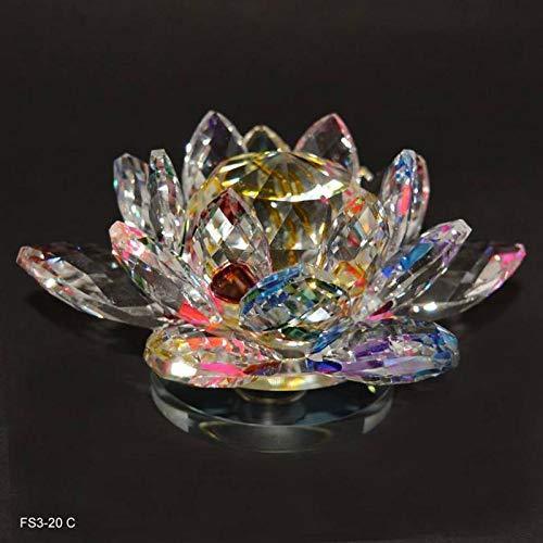 Multicolor Crystal Lotus with Rotating Stand | Brahmatells by Brahmatells