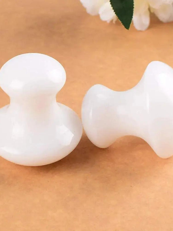 Mushroom Head Jade Massager | Brahmatells by Brahmatells