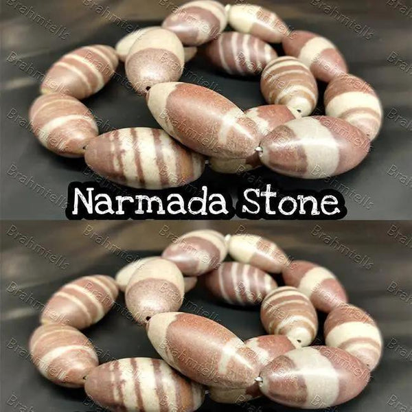 Narmada Stone Bracelet – Sacred Energy from the Narmada River by Brahmatells