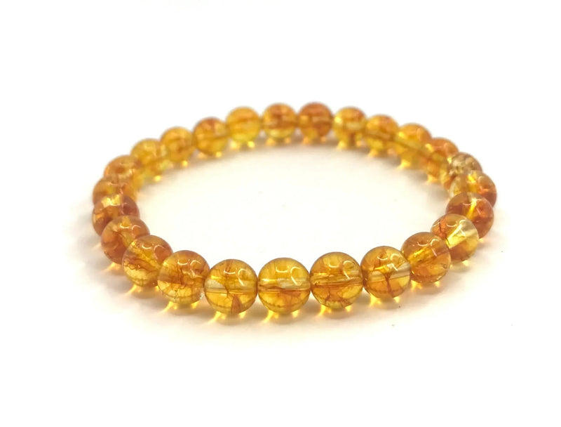 Natural Amber Healing Bracelet | Brahmatells by Brahmatells