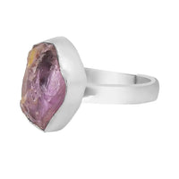 Natural Amethyst Adjustable Ring for Serenity | Brahmatells by Brahmatells