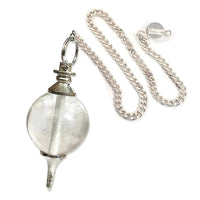 Natural Clear Quartz Pendulum for Dowsing & Meditation | Brahmatells by Brahmatells