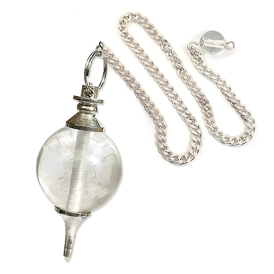 Natural Clear Quartz Pendulum for Dowsing & Meditation | Brahmatells by Brahmatells