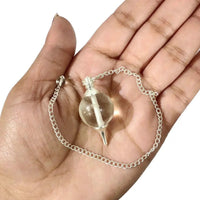 Natural Clear Quartz Pendulum for Dowsing & Meditation | Brahmatells by Brahmatells