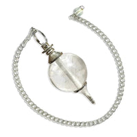 Natural Clear Quartz Pendulum for Dowsing & Meditation | Brahmatells by Brahmatells