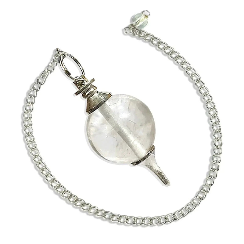 Natural Clear Quartz Pendulum for Dowsing & Meditation | Brahmatells by Brahmatells