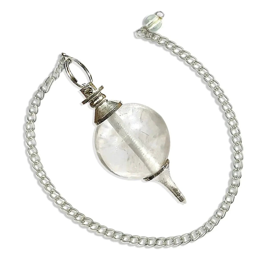 Natural Clear Quartz Pendulum for Dowsing & Meditation | Brahmatells by Brahmatells