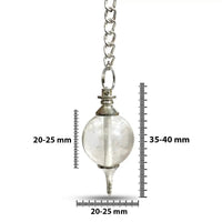 Natural Clear Quartz Pendulum for Dowsing & Meditation | Brahmatells by Brahmatells