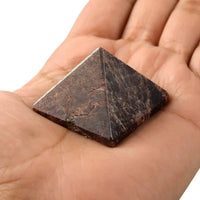 Natural Crystal Stone Garnet Pyramid, Standard, Red, by Brahmatells
