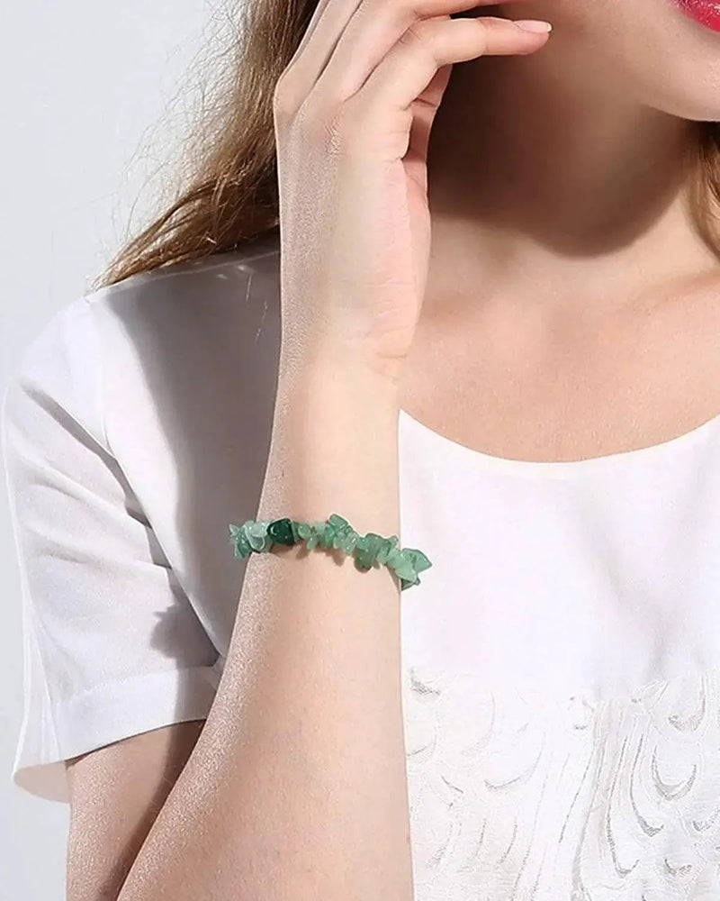 Aventurine Crystal Strand Bracelet – Energized for Balance by Brahmatells