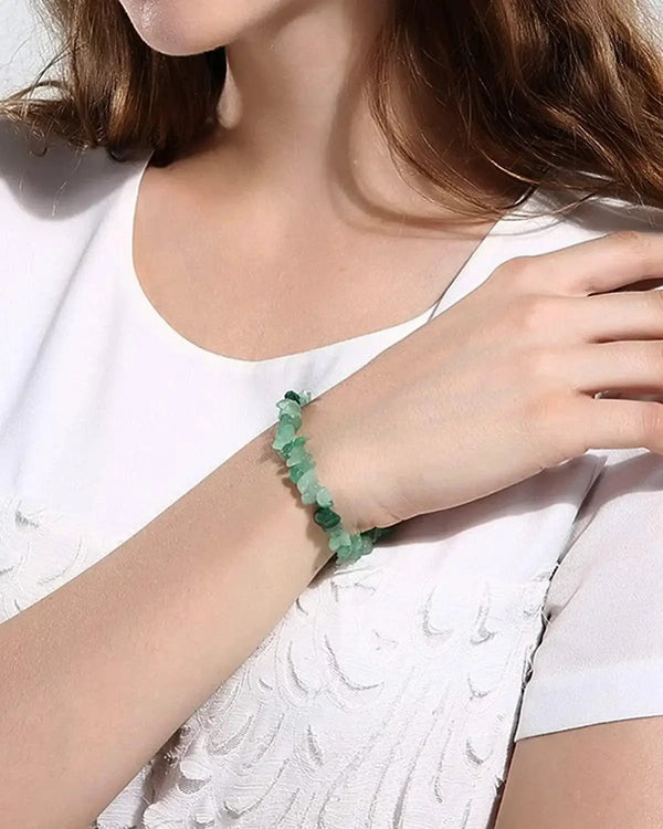 Aventurine Crystal Strand Bracelet – Energized for Balance by Brahmatells