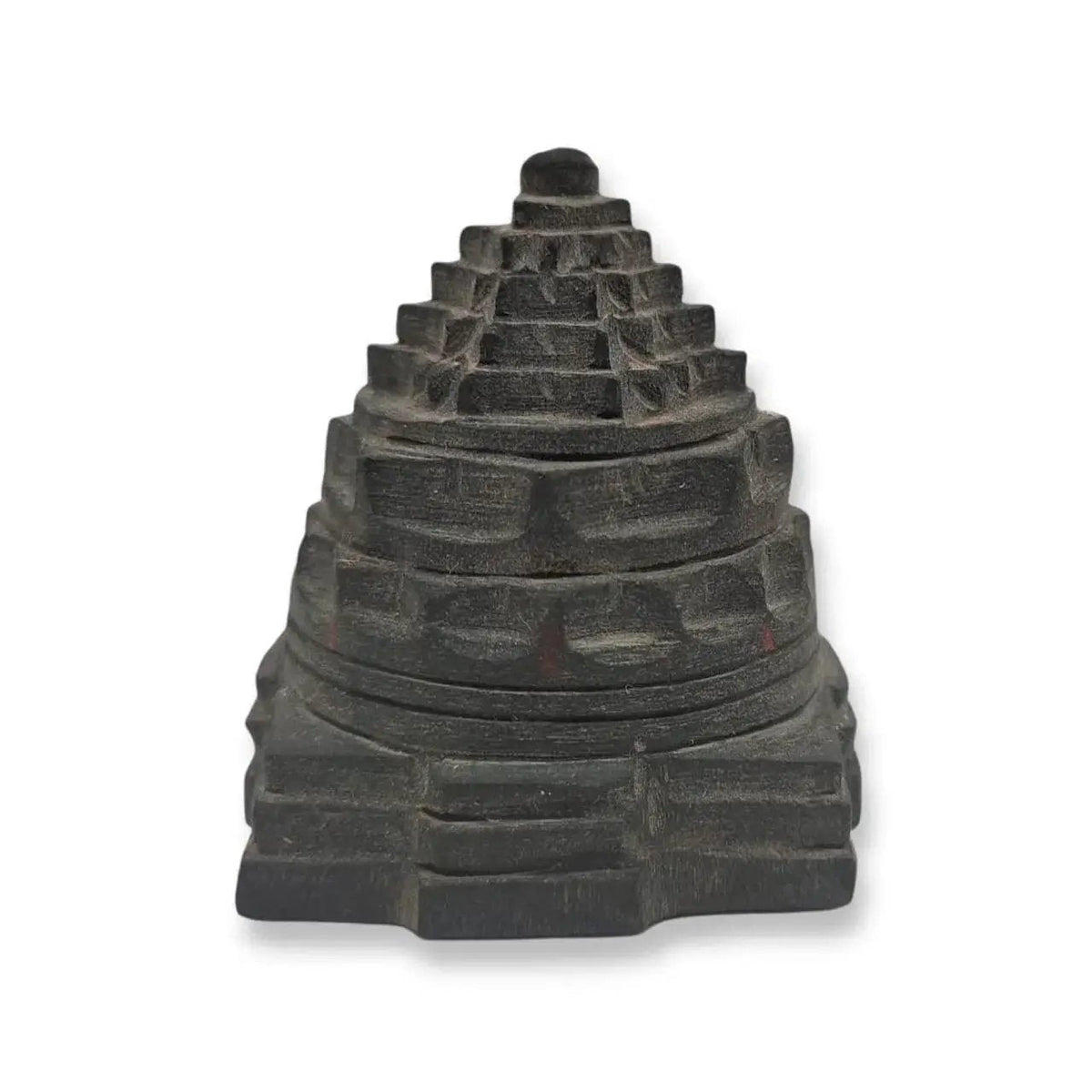Natural Handcrafted Semi Precious Gemstone Meru Shree Yantra (Shali Gram Shree Yantra) by Brahmatells