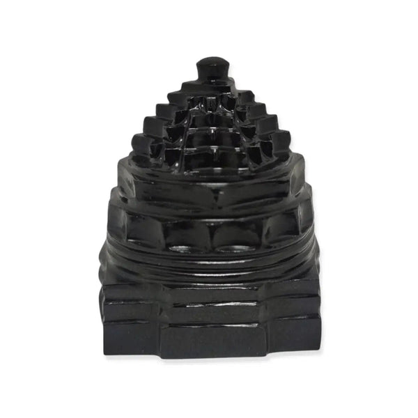 Natural Handcrafted Semi Precious Gemstone Meru Shree Yantra (Shali Gram Shree Yantra) by Brahmatells