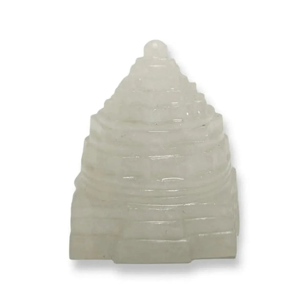 Natural Handcrafted Semi Precious Gemstone Meru Shree Yantra (Shali Gram Shree Yantra) by Brahmatells
