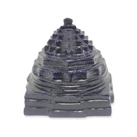 Natural Handcrafted Semi Precious Gemstone Meru Shree Yantra (Shali Gram Shree Yantra) by Brahmatells
