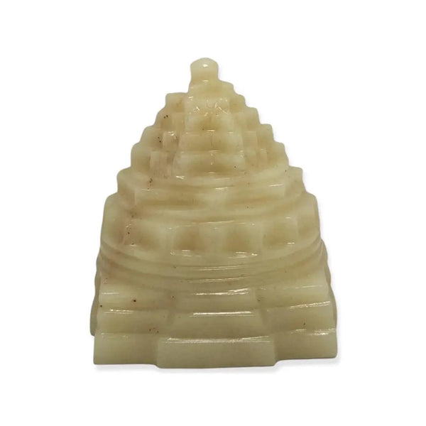 Natural Handcrafted Semi Precious Gemstone Meru Shree Yantra (Shali Gram Shree Yantra) by Brahmatells