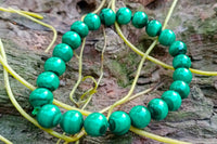 Natural Malachite Bracelet for Protection & Wellness | Brahmatells by Brahmatells