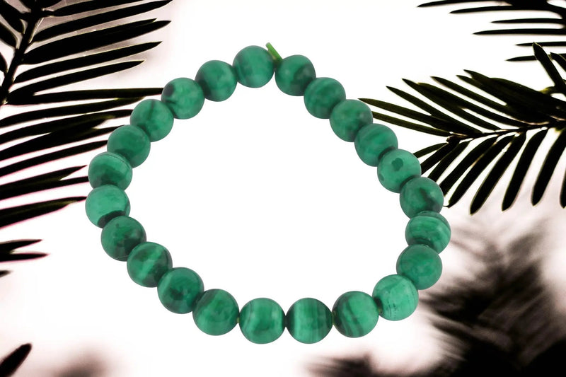 Natural Malachite Bracelet for Protection & Wellness | Brahmatells by Brahmatells