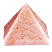 Natural Peach Moonstone Pyramid for Vastu Correction, Creativity, Crystal Healing, Reiki Healing, Meditation & Chakra Balancing by Brahmatells