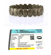 Natural Pyrite Crystal Bracelet for Good Luck & Abundance by Brahmatells