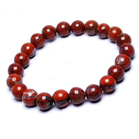 Natural Red Jasper Healing Bracelet | Unisex Reiki Accessory by Brahmatells