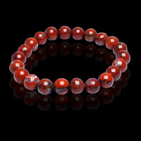 Natural Red Jasper Healing Bracelet | Unisex Reiki Accessory by Brahmatells