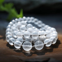 Natural Sphatik Cloudy Mala 8MM 109 Beads - Enhance Energy & Focus | Brahmatells by Brahmatells