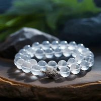 Natural Sphatik Cloudy Mala 8MM 109 Beads - Enhance Energy & Focus | Brahmatells by Brahmatells
