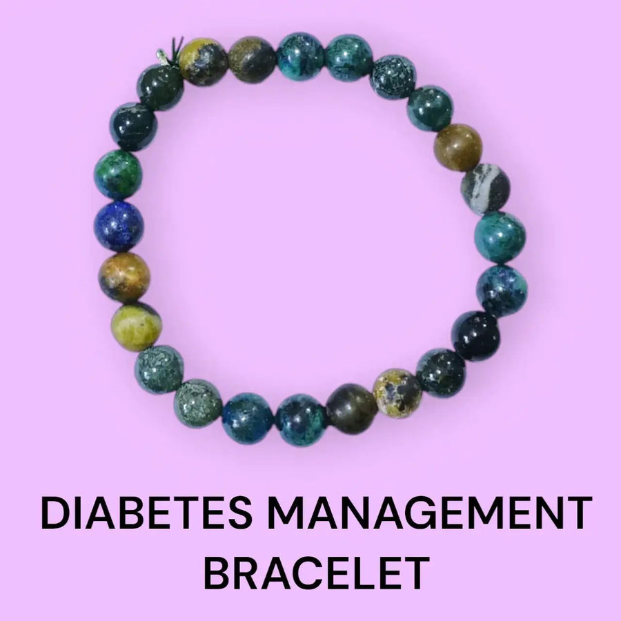Natural Stone Diabetes Management Bracelet - Brahmatells by Brahmatells