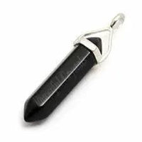 Natural Stone Healing Agate Crystal Gemstone Positive Energy stone Double Point Pendant by brahmatells