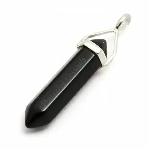 Natural Stone Healing Agate Crystal Gemstone Positive Energy stone Double Point Pendant by brahmatells