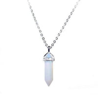 Natural Stone Healing Agate Crystal Gemstone Positive Energy stone Double Point Pendant by brahmatells