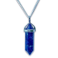 Natural Stone Healing Agate Crystal Gemstone Positive Energy stone Double Point Pendant by brahmatells