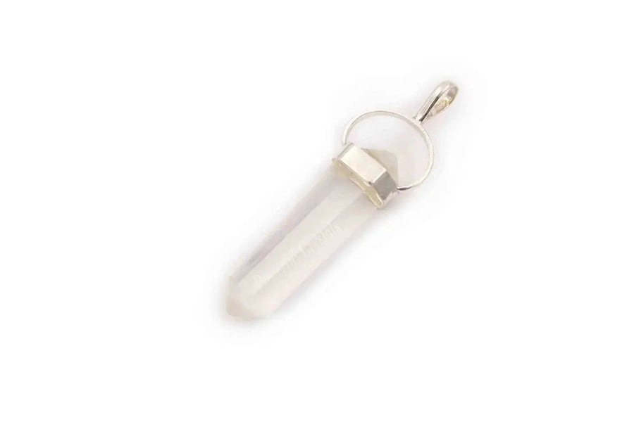 Natural Stone Healing Agate Crystal Gemstone Positive Energy stone Double Point Pendant by brahmatells