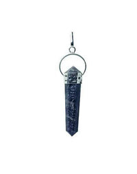 Natural Stone Healing Agate Crystal Gemstone Positive Energy stone Double Point Pendant by brahmatells