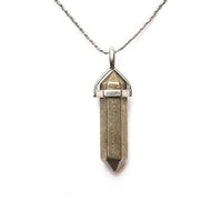 Natural Stone Healing Agate Crystal Gemstone Positive Energy stone Double Point Pendant by brahmatells